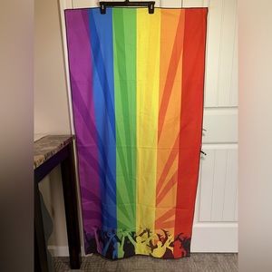 Pride Rainbow Flag Banner Microfiber Towel